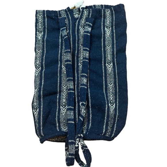 HARD ROCK CAFE: Mexico Rare Woven Bag Mexican Blanket Backpack main image 5